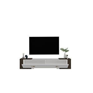 Verydd 2'li̇ Salon Takimi 180 Cm Konsol (kx180) Ve Tv Üni̇tesi̇ Beyaz-cevi̇z