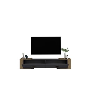 Verydd 2'li Salon Takımı 180 Cm Konsol (kx180) Ve Tv Sehpası Antrasit-safirmeşe