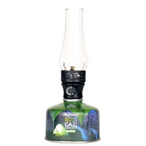 Orcamp Vidalı Kamp-Kandil Lambası + 80 Gr Kartuş L-193-80