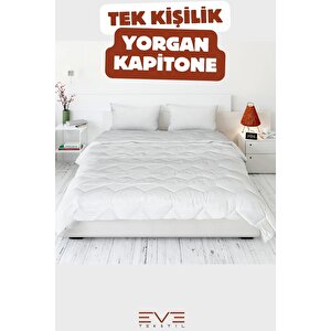 Kapitone Yüksek Kaliteli 4 Mevsim Kullanılabilir Microfiber Soft Tek Kişilik Antialerjik Yorgan