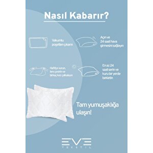 6 Adet Diamond Plus Kapitone Yastık 50*70 Cm 800 Gr
