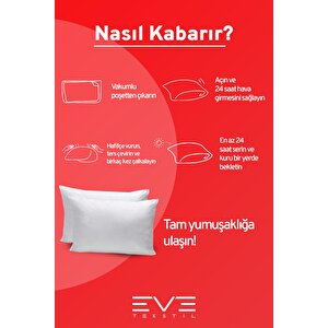 6 Adet Micro Silikon Elyaf Nonwoven Yıkanabilir Antialerjik Ev Ve Hotel Yastık 50x70cm 700 Gr
