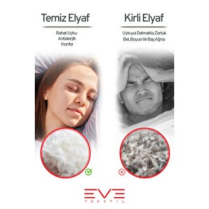 6 Adet Micro Silikon Elyaf Nonwoven Yıkanabilir Antialerjik Ev Ve Hotel Yastık 50x70cm 700 Gr