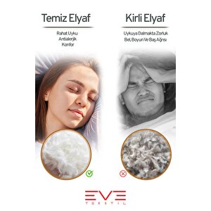 4 Adet Rollpack Yastık Mikrosilikon Ev Ve Hotel Yastığı 50x70cm Yüksek Dolgulu 1000 Gr