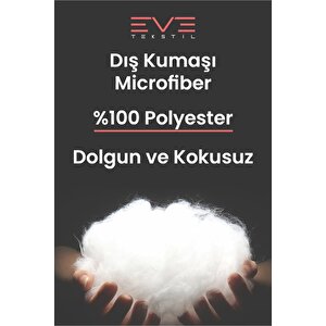 2 Adet Roll Pack Microfiber Silikon Yastık 50x70 900 Gr