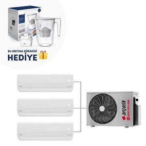 Multi Sistem Duvar Tipi 3+1 İnverter 9+9+18 30000btu Klima