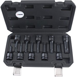 Lokma Set Havalı Uzun Torx 1/2 - 10 Parça T20-T80