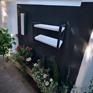 Çok Amaçli Mi̇ni̇ Raf 2 Katli  25*13*35