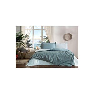 Colormix Maldiv Aqua Çift Kişilik Ranforce Nevresim Takımı