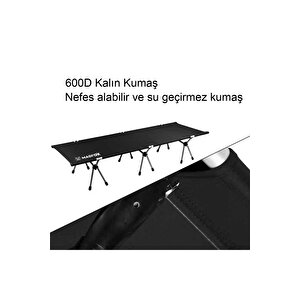 Avanger Katlanır Kamp Yatağı  Kampet  Siyah