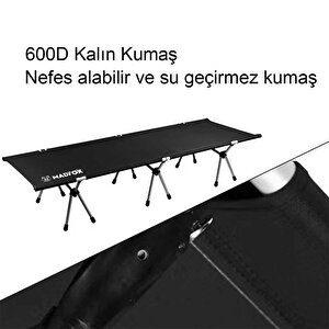 Avanger Katlanır Kamp Yatağı  Kampet  Siyah