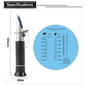 Pet Üre Serum Plazma Protein Refraktometresi