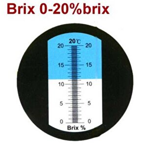 Atc 0-20 Şeker Yoğunluk Ölçer Brix Refraktometre