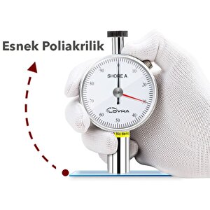 Loyka Lxa2 Çift İbreli Sertlik Ölçer Shoremetre Shore A M02a