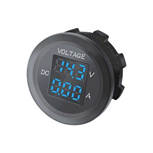 Aek-tech Dc12v/24v Dijital Voltmetre Ampermetre