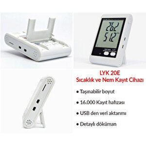 Loyka 20e Sıcaklık Ve Nem Kayıt Cihazı Datalogger