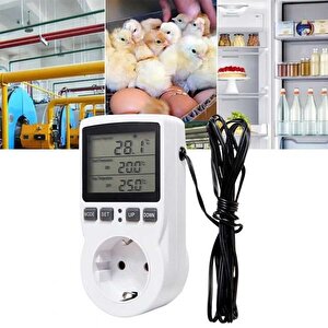 Aek-tech Prize Takılan Termostat Pratik Sıcaklık Kontrol Cihazı