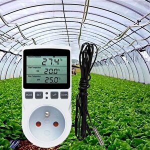 Aek-tech Prize Takılan Termostat Pratik Sıcaklık Kontrol Cihazı