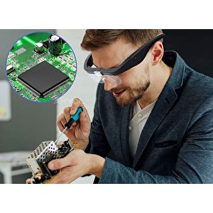 Texta 11537dc Şarj Edilebilir Ledli Gözlük Büyüteç