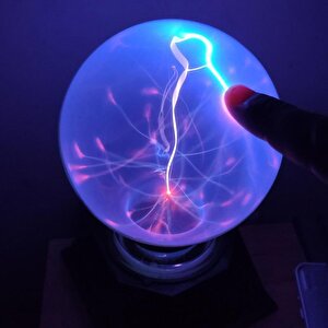 Büyük Boy Plazma Küresi - Tesla Plazma Lambası (25x14.5) Cm Tdrtr