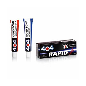 404 Plastik Çelik Rapid Bond Hızlı Yapıştırıcı 16gr - Şeffaf Tdrtr