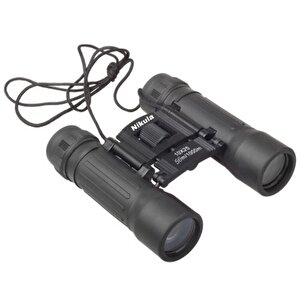10x25 Av Dürbünü -56m/1000m - Kauçuk Kaplama Siyah