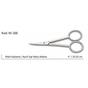 Rose Europe Ayrık Saplı Nakış Makası Süper Kalite No:4 10,16 Cm Tdrtr
