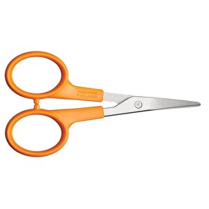 Fiskars 9808 M204 Kavisli Nakış Aplike Makası No: 4 Inç / 10 Cm - Paslanmaz Çelik