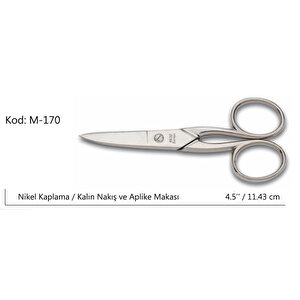 Rose Europe Kalın Nakış Makası Süper Kalite No:4.5 11,43 Cm Tdrtr