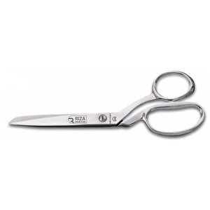 Rıza M-a3157-9 Tekstil / Yatık Regula Makası No: 9 Inç / 22,86 Cm - Nikel Kaplama Tdrtr