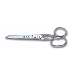 Rıza A4215-8 Ev Ve Saya Makası No: 8 Inç / 20,32 Cm - Krom Kaplama Tdrtr