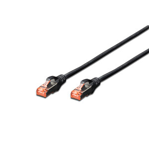 Digitus Cat.6 Patch Kablo, S-ftp, Halogenfree, Awg 27/7, 0,25 Metre, Siyah Renk Tdrtr