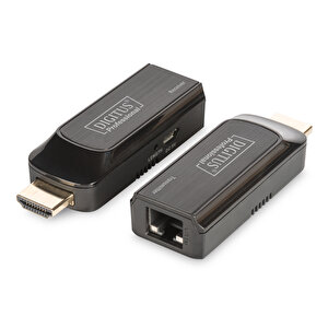 Digitus Mini Hdmi Sinyal Uzatma Cihazı,  Alıcı (receiver) Ve Verici (transmitter) Birim Dahil, 50 Metre, Güç Beslemesi Için Usb Ka