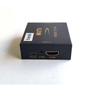 Beek Hdmi &lt;-&gt; Rca Video (görüntü) &amp; Audio (ses) Sinyal Çeviricisi, 1 X Hdmi Giriş, 1 X Mini Usb Giriş (güç), 1 X Av (cvb