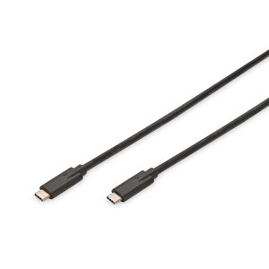 Usb Tip C (usb 3.1) Bağlantı Kablosu, Tip C Erkek  Tip C Erkek, 1 Metre, Gen2, 5a, 10gb, Ce, Siyah Renk Usb Type-c Connection Cabl