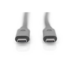 Usb Tip C (usb 3.1) Bağlantı Kablosu, Tip C Erkek  Tip C Erkek, 1 Metre, Gen2, 5a, 10gb, Ce, Siyah Renk Usb Type-c Connection Cabl