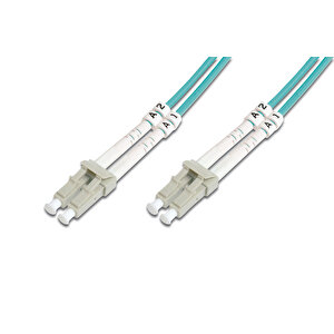 Digitus Lc-lc Fiber Optik Patch Kablo, 1 Metre, Multimode, Duplex, 50/125, Om3 Tdrtr