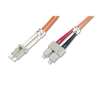 Digitus Lc-sc Fiber Optik Patch Kablo, 5 Metre, Multimode, Duplex, 62.5/125 Tdrtr