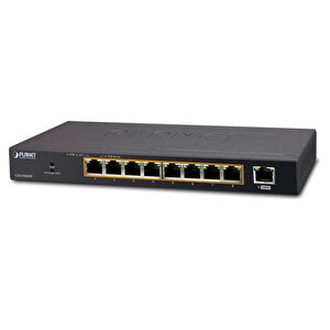 Yönetilemeyen Masaüstü Tip Switch (unmanaged Desktop Switch) 8-port 10/100/1000t 802.3at/af Poe+ Injector (port Başına 30.8 Watt)