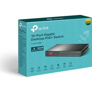 10-port Gigabit Desktop Switch With 8-port Poe+ Tdrtr