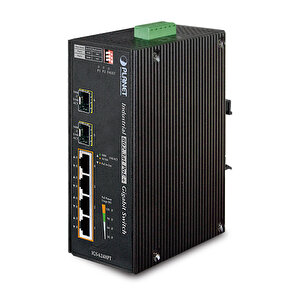 Endüstriyel Tip Yönetilemeyen Poe+ Switch (industrial Unmanaged Poe+ Switch) 4-port 10/100/1000base-tx Ieee 802.3at/af Poe+ Inject