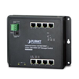 Endüstriyel Duvar Tip Yönetilebilir Switch (industrial  Flat-type Managed Switch)
8 X  10/100/1000t
2 X 100/1000x Sfp
L2/l4
Ip30, -40~75 Derece  C