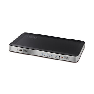 Digitus 5 Port Hdmi Switch, 4 Giriş (hdmi Arayüzlü Kaynak Cihaz), 1 Çıkış (hdmi Arayüzlü Görüntü Aygıtı), 1 Pc Bağlantısı (usb) Di