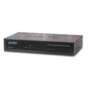 Yönetilemeyen Switch (unmanaged Switch)
8-port 10/100/1000base-t
Harici Güç Adaptörü
