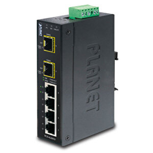 Endüstriyel Tip Yönetilemeyen Ethernet Switch (industrial Unmanaged Ethernet Switch) 4 X 10/100/1000base-t 2 X 1000base-sx/lx/bx S