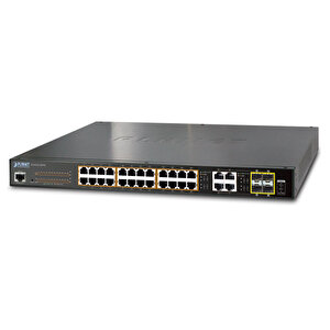Yönetilebilir Gigabit Switch (managed Gigabit Switch) 24-port 10/100/1000base-t Ieee 802.3at/af Poe+ Injector (port 1 Ile Port-24