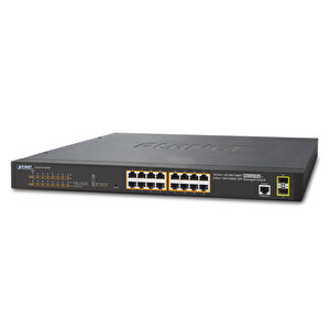 Yönetilebilir Gigabit Switch (managed Gigabit Switch) 16-port 10/100/1000t 802.3at/af Poe+ Injector (port Başına 30.8 Watt) (poe G