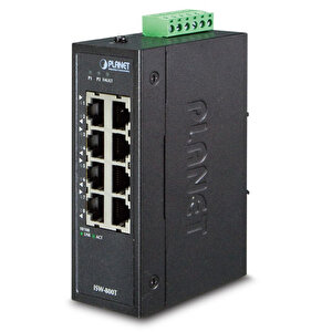 Endüstriyel Tip Yönetilemeyen Kompakt Ethernet Switch (industrial Unmanaged Ethernet Switch) 8-port 10/100base-tx  Ip30, 40~75 Der