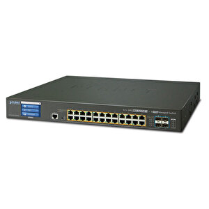 L2+ Yönetilebilir Switch (l2+ Managed Switch) 24-port 10/100/1000t Ieee 802.3at/af Poe+ Injector Port (port Başına 30.8 Watt) (400