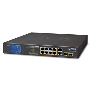 Yönetilemeyen Switch (unmanaged Switch) 8-port 10/100/1000base-t Ieee 802.3at/af Poe+ Injector (port Başına 30.8 Watt) (poe Güç Bü